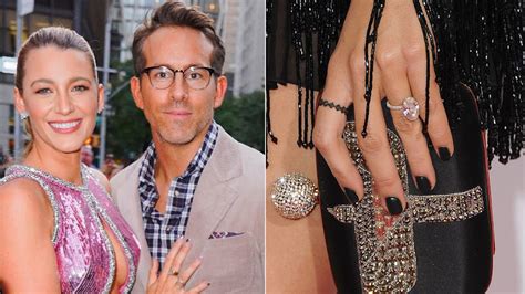 blake lively engagement ring pictures.